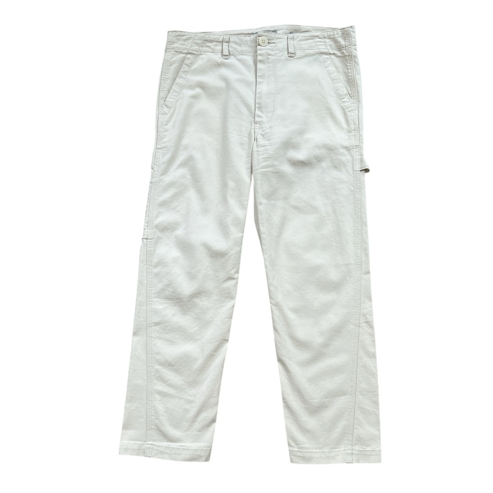Vince Women's Ivory Cropped Utility Carpenter Pants Size 30 NWOT - Picture 6 of 15